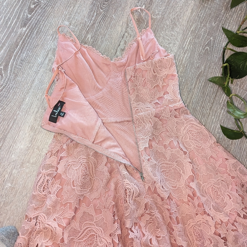 LULU'S  - Nora Lee White Sleeveless Lace Midi Dress With Pockets - Picture 9 of 13